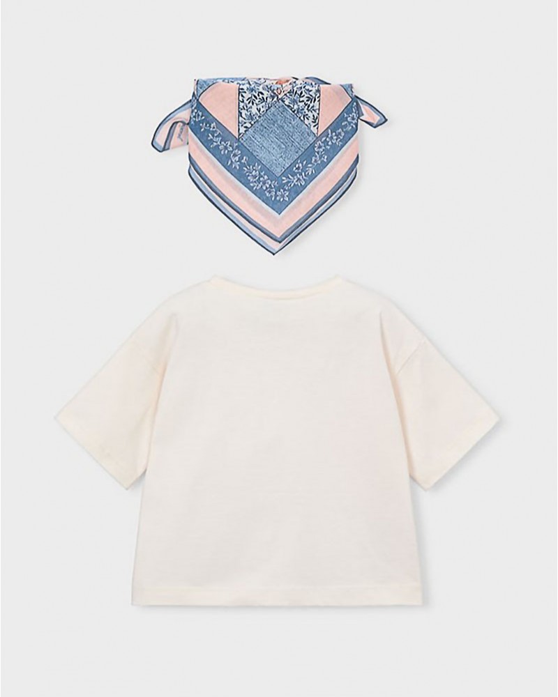 MAYORAL Μπλουζα κοντομανικη μαντηλι - 26-03009
