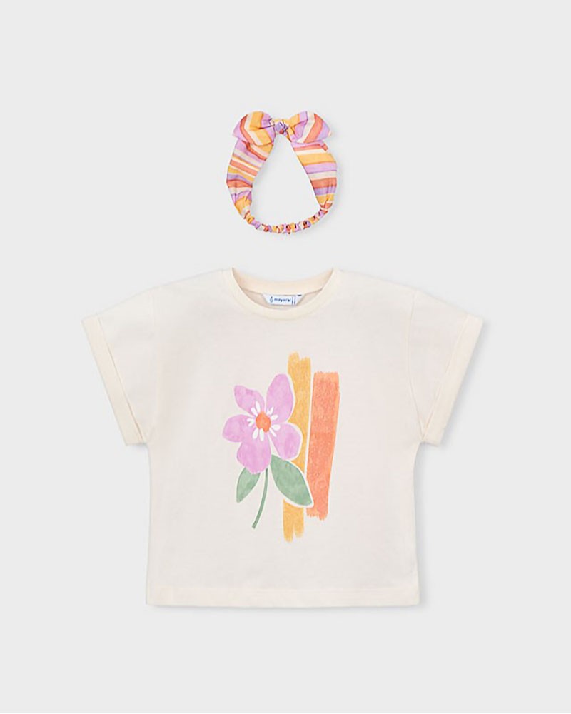 MAYORAL Μπλουζα κοντομανικη λωριδες - 26-03010