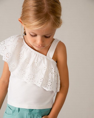 MAYORAL Μπλουζα τιραντες διατρητη - 26-03022