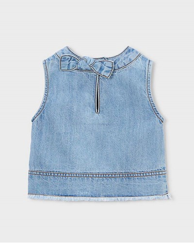 MAYORAL Τοπ denim φαρδυ - 26-03030