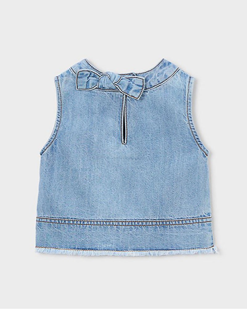 MAYORAL Τοπ denim φαρδυ - 26-03030