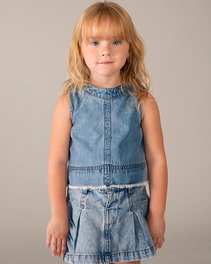 MAYORAL Τοπ denim φαρδυ - 26-03030