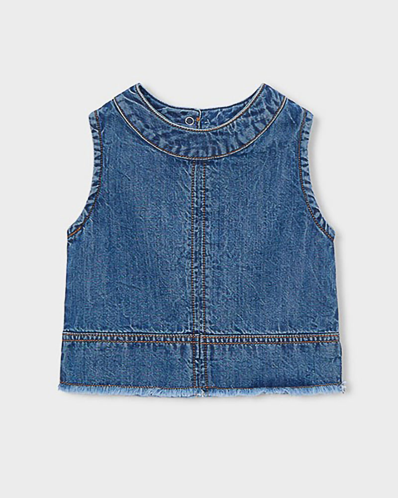 MAYORAL Τοπ denim φαρδυ - 26-03030