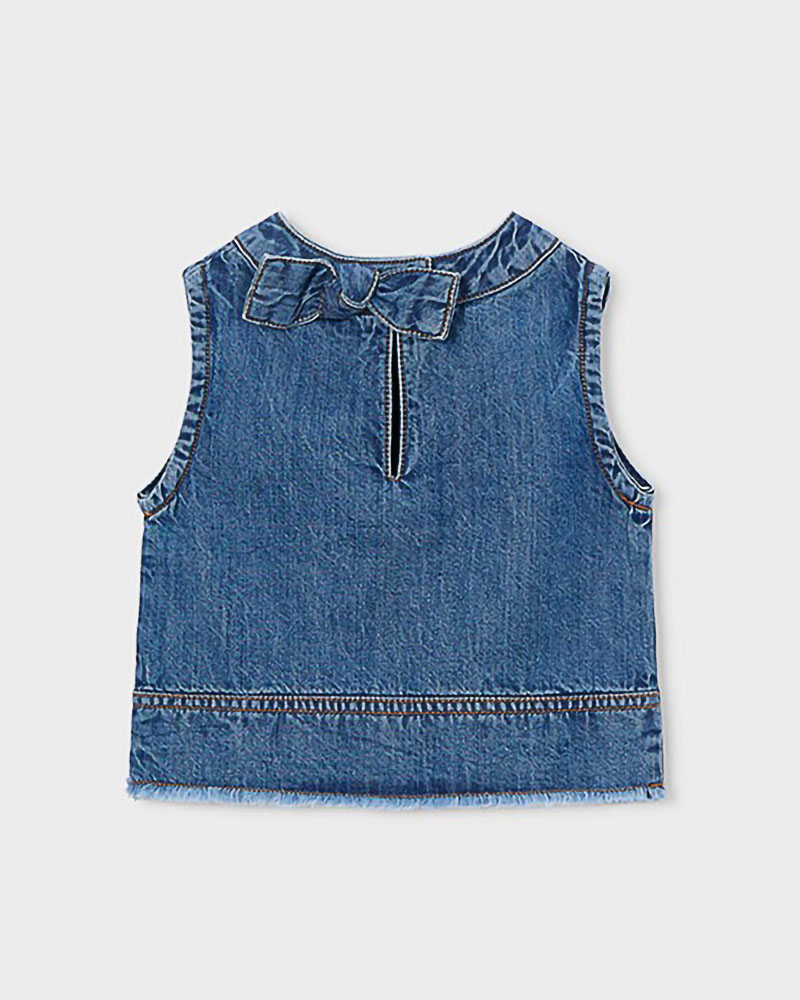 MAYORAL Τοπ denim φαρδυ - 26-03030