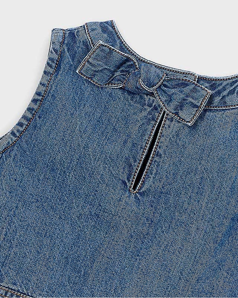 MAYORAL Τοπ denim φαρδυ - 26-03030