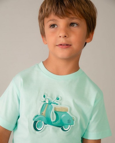 MAYORAL Μπλουζα κοντομ αναφλυφη βεσπα - 26-03059