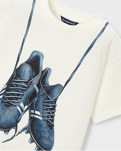 MAYORAL Μπλουζα κοντομανικη παπουτσια - 26-03075