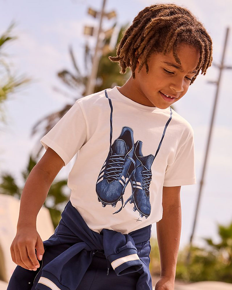 MAYORAL Μπλουζα κοντομανικη παπουτσια - 26-03075