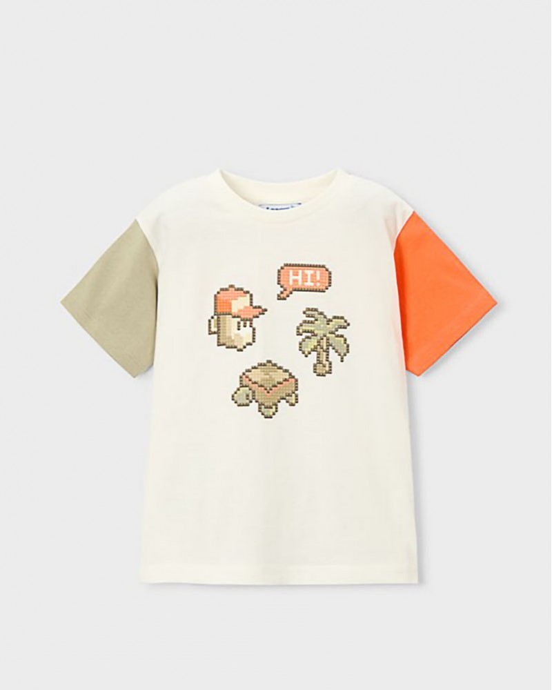 MAYORAL Μπλουζα κοντομανικη συνδυασμενη - 26-03076