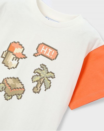 MAYORAL Μπλουζα κοντομανικη συνδυασμενη - 26-03076