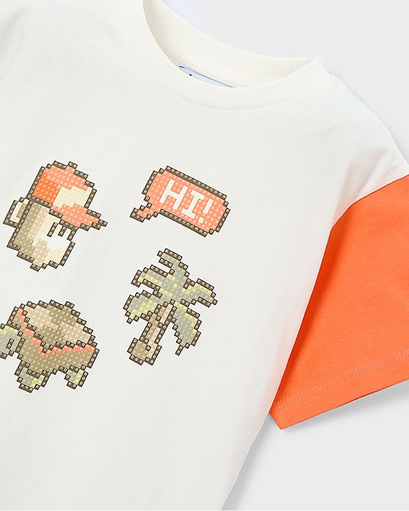 MAYORAL Μπλουζα κοντομανικη συνδυασμενη - 26-03076