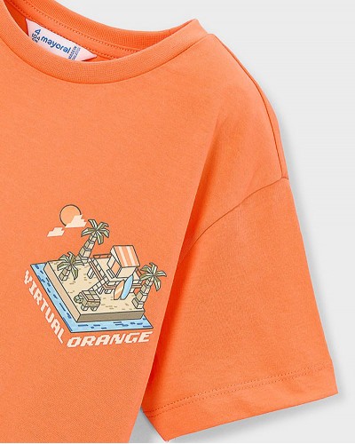 MAYORAL Μπλουζα κοντομαν mix and matc - 26-03078