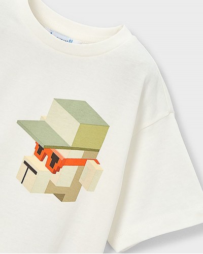 MAYORAL Μπλουζα κοντομαν mix and matc - 26-03078