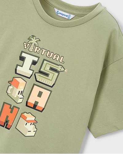 MAYORAL Μπλουζα κοντομαν mix and matc - 26-03078