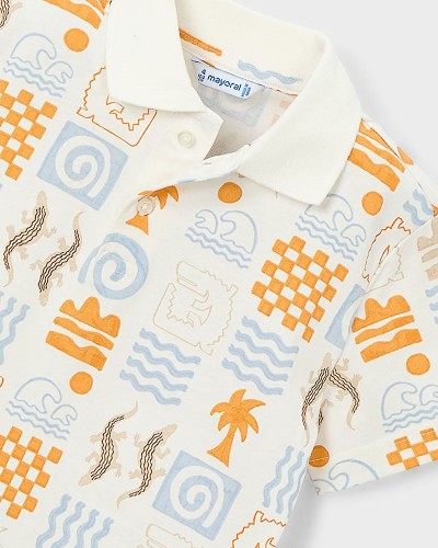 MAYORAL Πολο κοντομανικο σταμπωτο - 26-03104