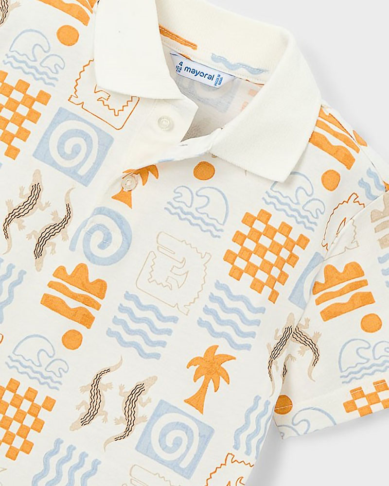 MAYORAL Πολο κοντομανικο σταμπωτο - 26-03104