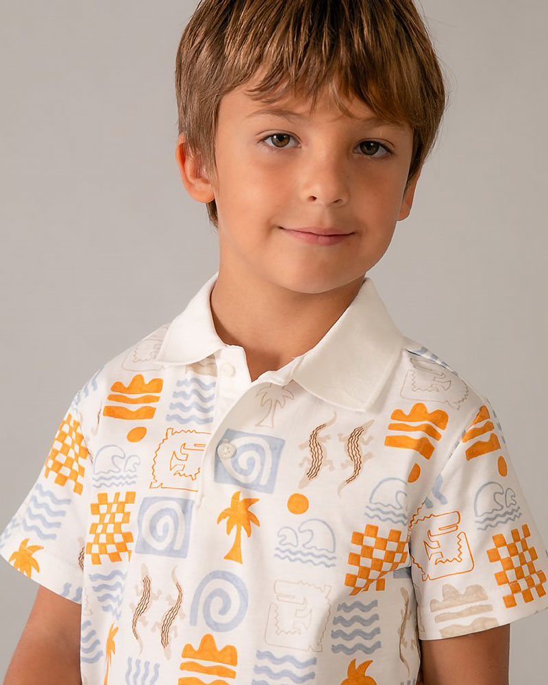 MAYORAL Πολο κοντομανικο σταμπωτο - 26-03104