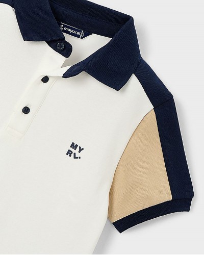 MAYORAL Πολο κοντομανικο συνδυασμενο - 26-03109
