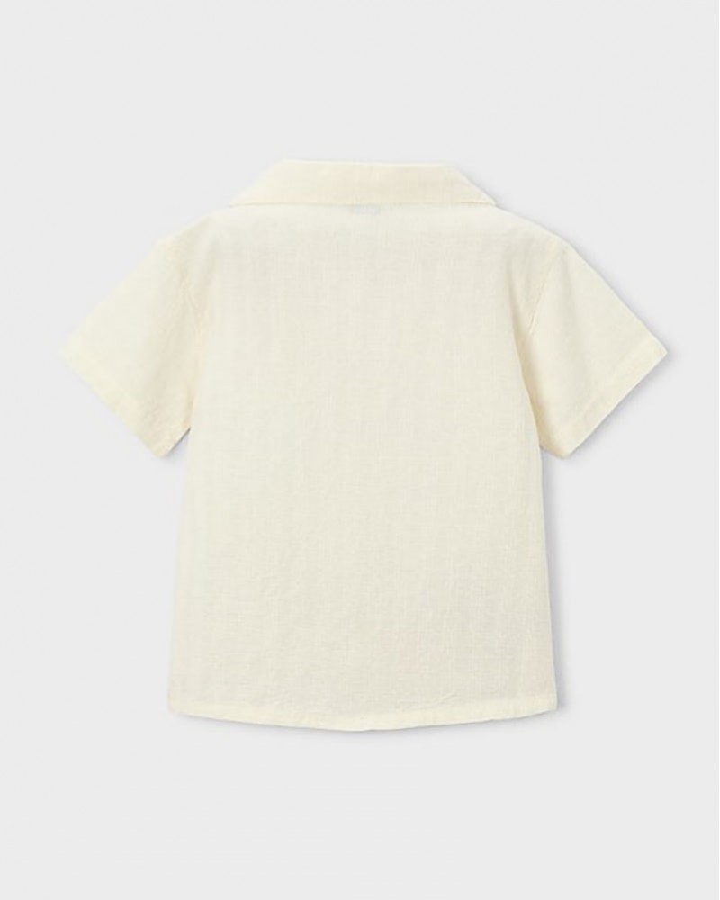 MAYORAL Πουκαμισο κοντομανικο κεντητο - 26-03114