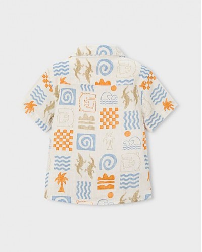 MAYORAL Πουκαμισο κοντομανικο σταμπωτο - 26-03115