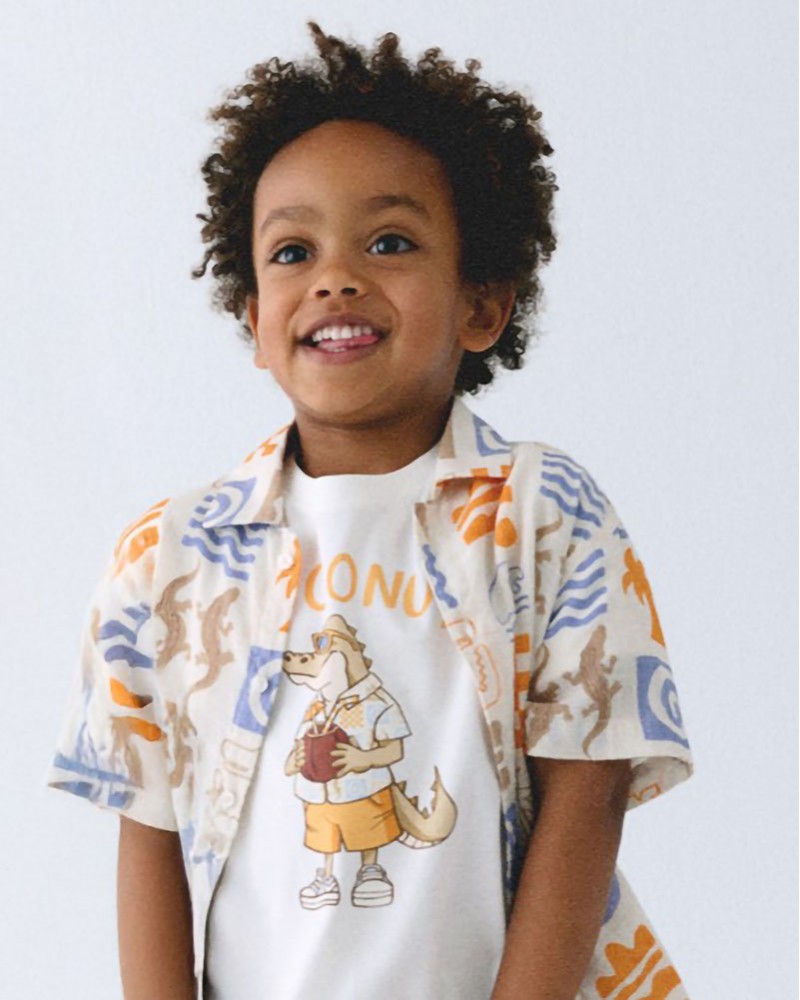 MAYORAL Πουκαμισο κοντομανικο σταμπωτο - 26-03115