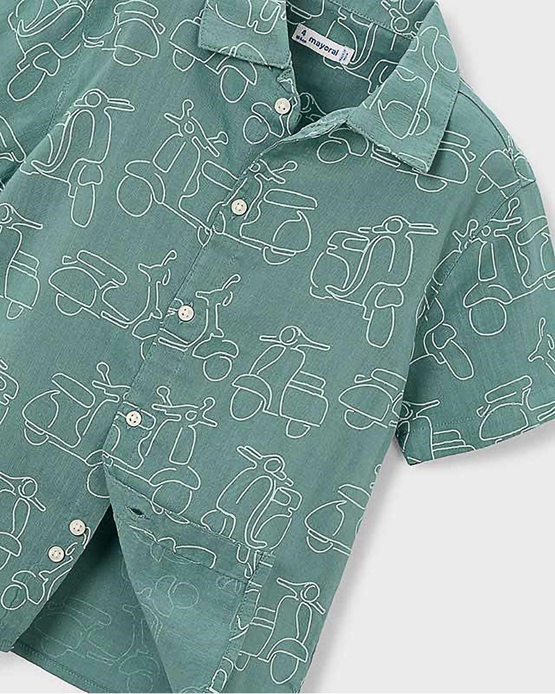 MAYORAL Πουκαμισο κοντομανικο σταμπωτο - 26-03115