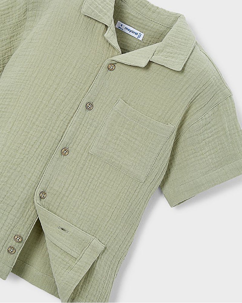 MAYORAL Πουκαμισο κοντομανικο γκοφρε - 26-03116