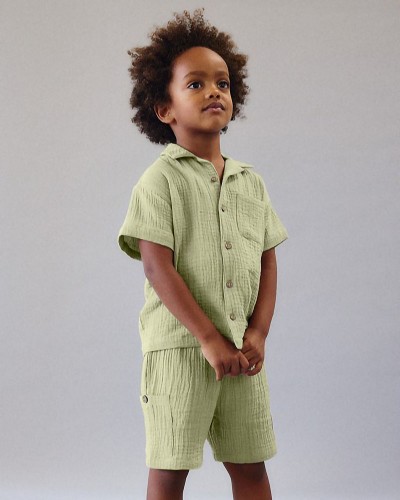 MAYORAL Πουκαμισο κοντομανικο γκοφρε - 26-03116