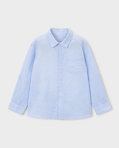 MAYORAL Πουκαμισο μακρ/κο λινο γιακας - 26-03119