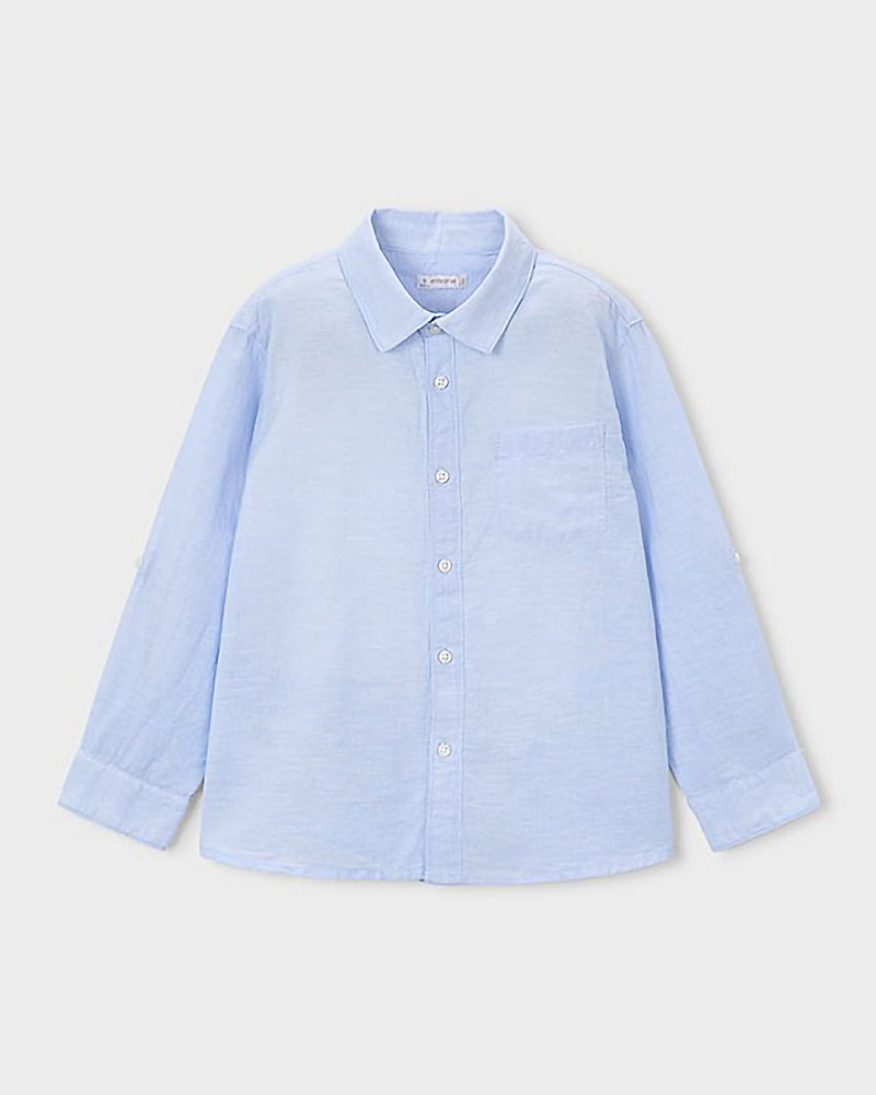 MAYORAL Πουκαμισο μακρ/κο λινο γιακας - 26-03119