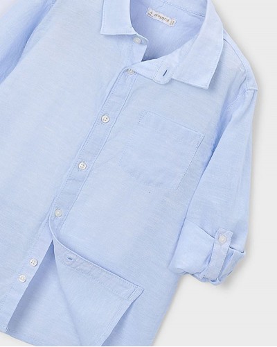 MAYORAL Πουκαμισο μακρ/κο λινο γιακας - 26-03119