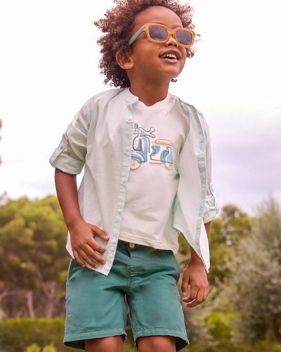 MAYORAL Βερμουδα λινη relaxed - 26-03202