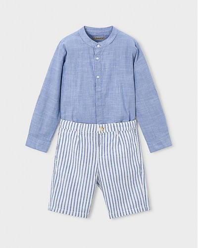 MAYORAL Σετ βερμουδα λινη suiting - 26-03216