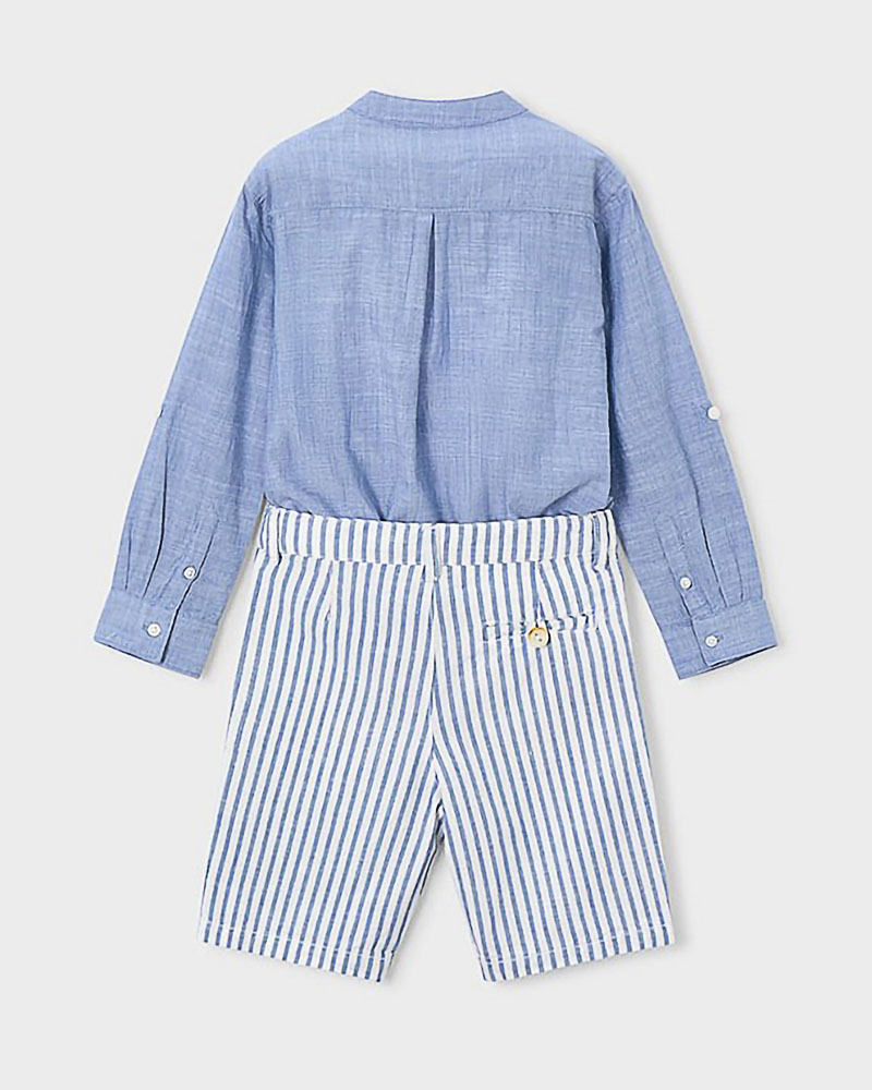 MAYORAL Σετ βερμουδα λινη suiting - 26-03216