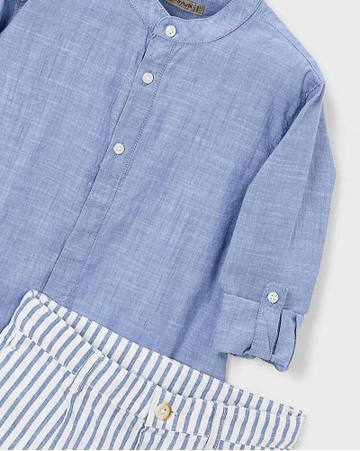 MAYORAL Σετ βερμουδα λινη suiting - 26-03216