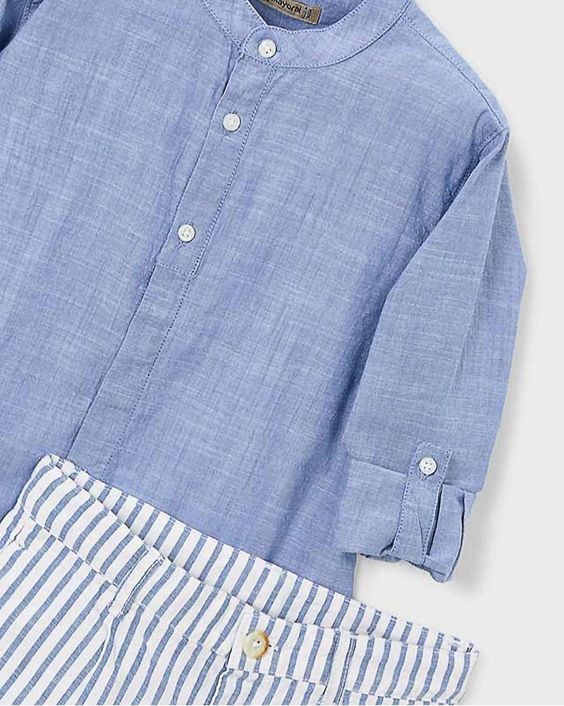 MAYORAL Σετ βερμουδα λινη suiting - 26-03216