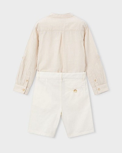 MAYORAL Σετ βερμουδα λινη suiting - 26-03216