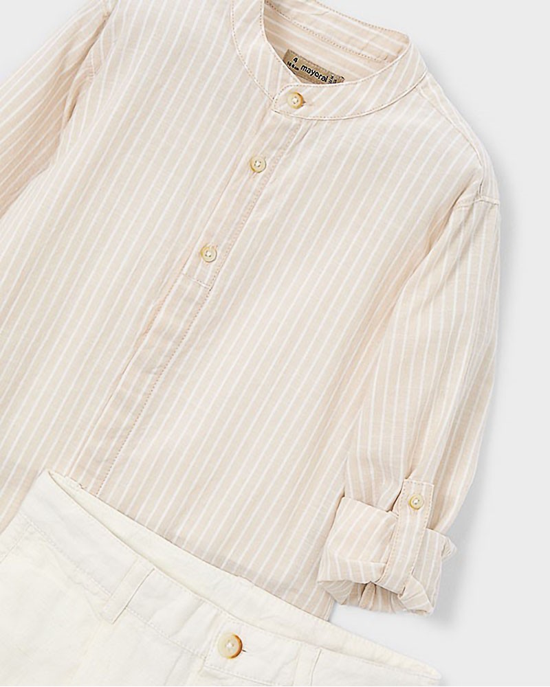 MAYORAL Σετ βερμουδα λινη suiting - 26-03216