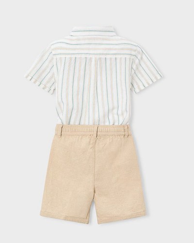 MAYORAL Σετ βερμουδα λινη suiting - 26-03217