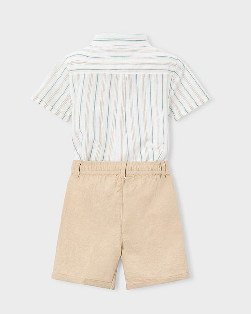 MAYORAL Σετ βερμουδα λινη suiting - 26-03217