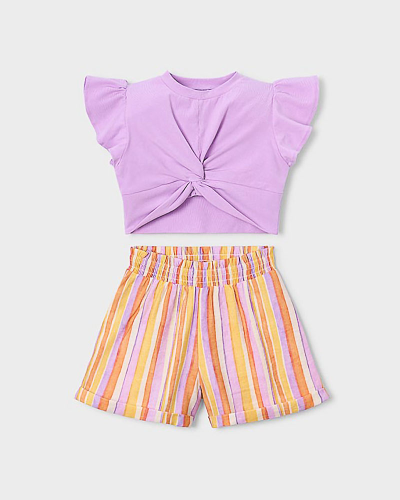 MAYORAL Σετ σορτς ριγε - 26-03227