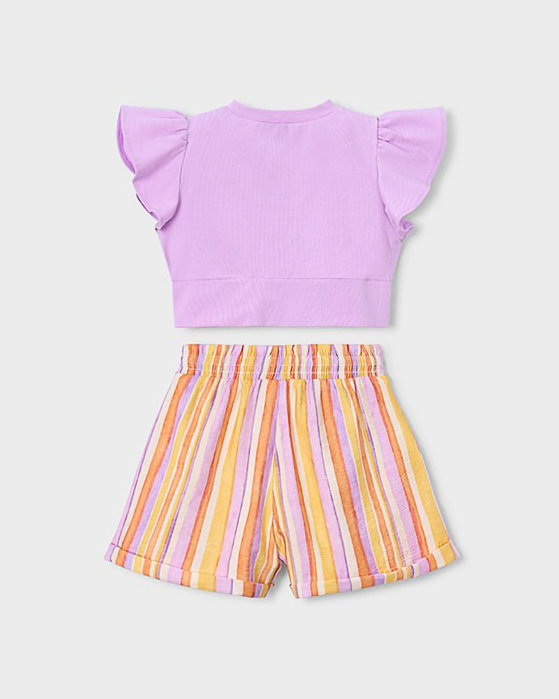 MAYORAL Σετ σορτς ριγε - 26-03227