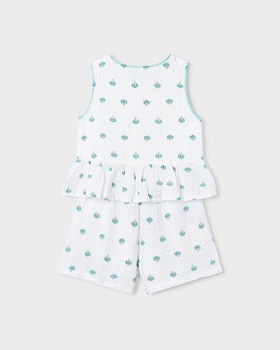 MAYORAL Σετ παντελονι κοντο σταμπωτο - 26-03229