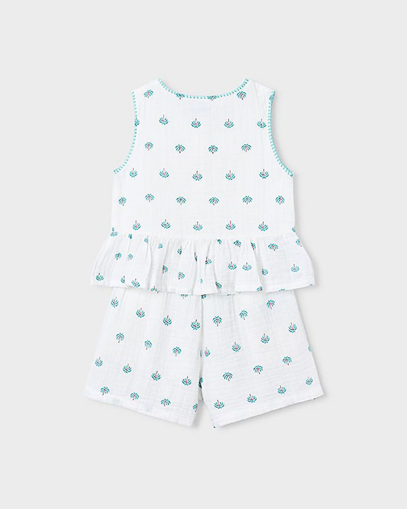 MAYORAL Σετ παντελονι κοντο σταμπωτο - 26-03229