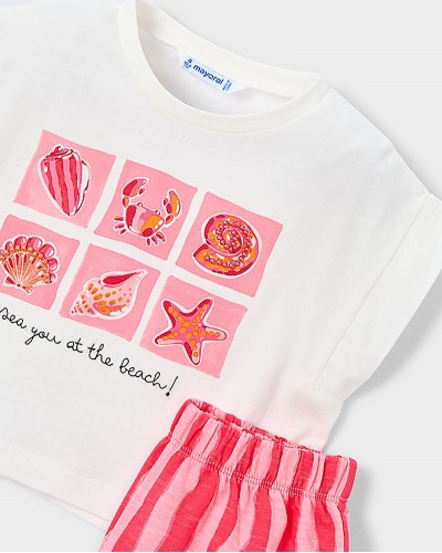 MAYORAL Σετ σορτς φουτερ - 26-03234