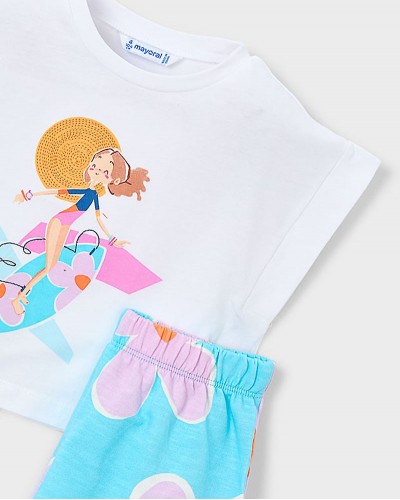 MAYORAL Σετ σορτς φουτερ - 26-03234