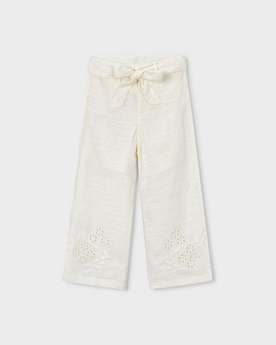 MAYORAL Παντελονι μακρυ λινο κεντητο - 26-03585