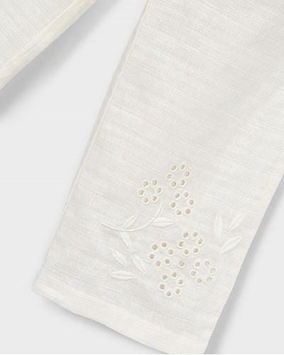 MAYORAL Παντελονι μακρυ λινο κεντητο - 26-03585