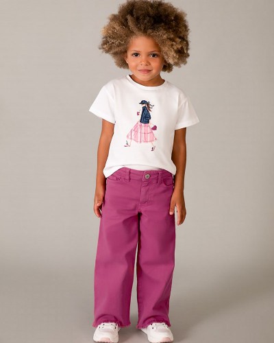 MAYORAL Παντελονι καπαρντινε wide leg - 26-03588