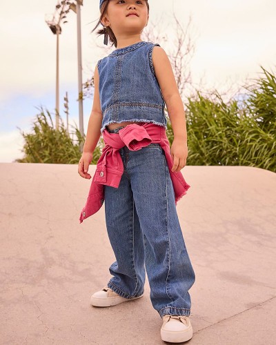 MAYORAL Παντελονι μακρυ  denim φαρδυ - 26-03590